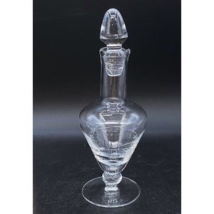 Home Essentials And Beyond Etched Grapes Glass Vinegar / Oil Cruet Single